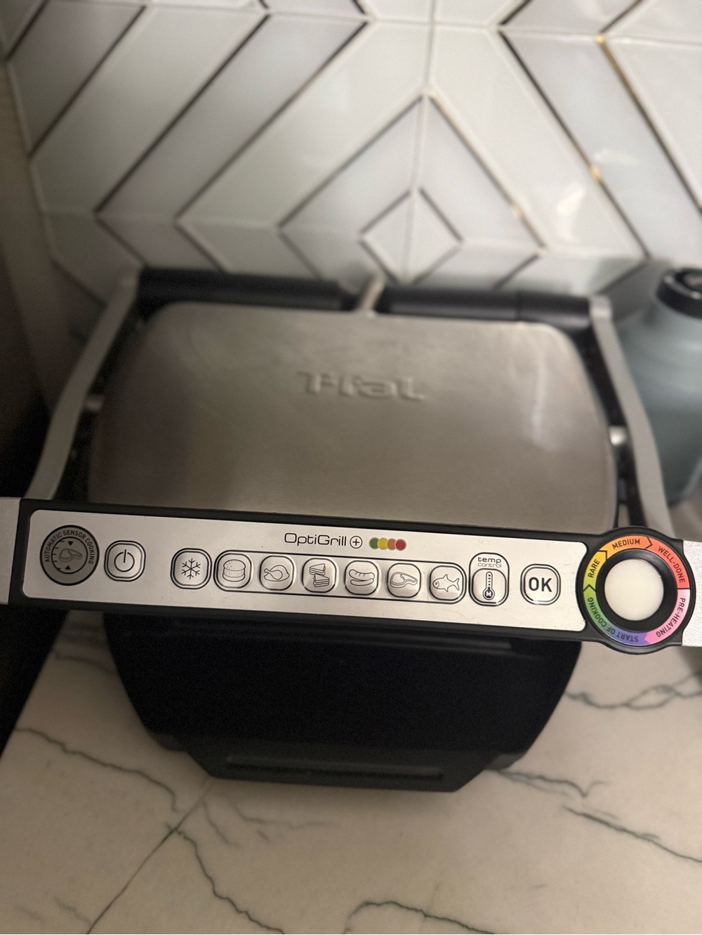 T-fal OptiGrill Electric Indoor Grill - Stainless Steel & Black